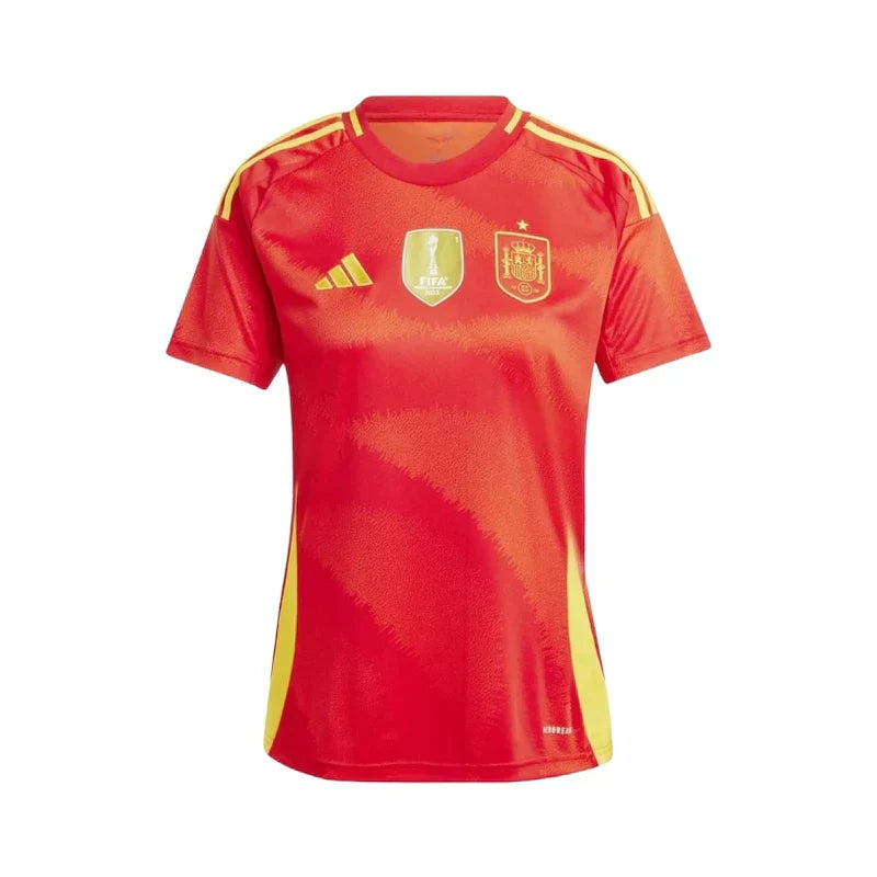 CAMISA FEMININA DA ESPANHA 25/26 VERMELHO