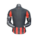 CAMISA VERSÃO PLAYER DO MILAN 25/26 VERMELHO E PRETO